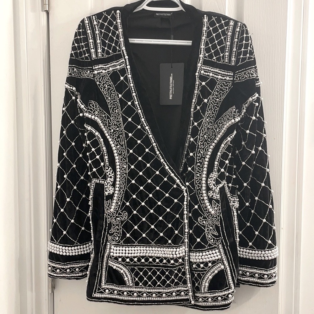 Pretty Little Thing Embellished Blazer - Never worn